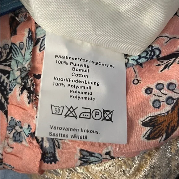 Marimekko blue poppies shoulder bag NWT - Picture 6 of 16